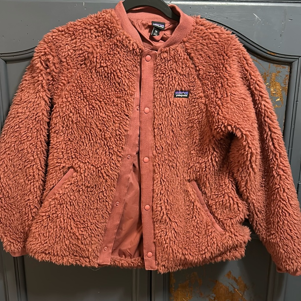 Girls Patagonia bomber fleece
